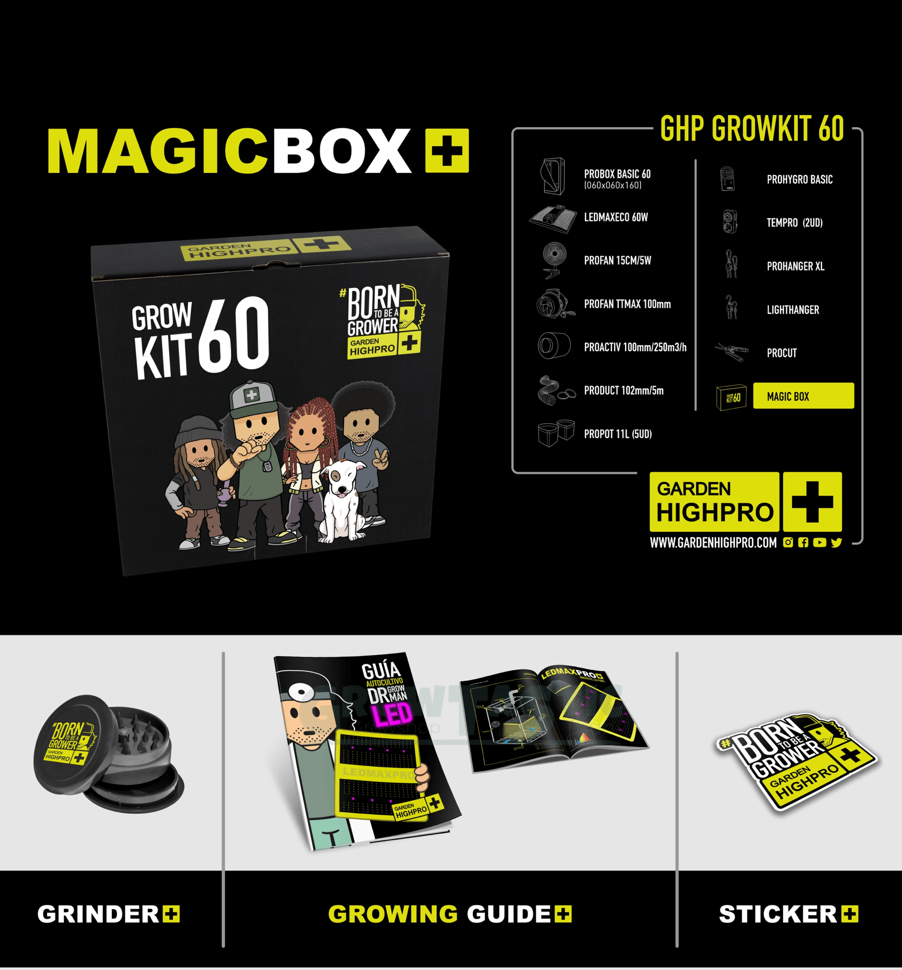 Garden Highpro Komplettset 60 Extras