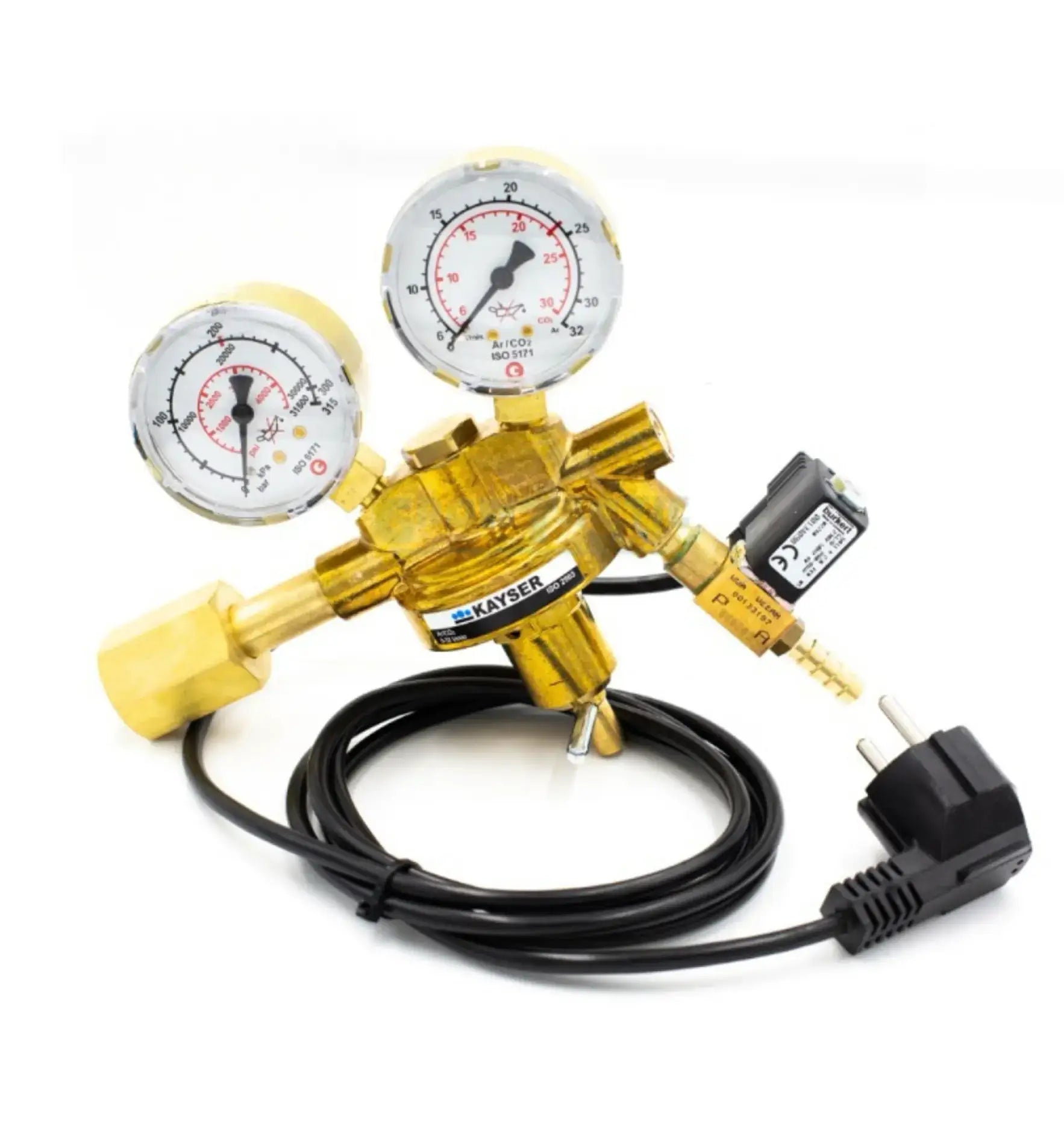 Kayser Druckminderer Inert 10K Mit Magnetventil 1505