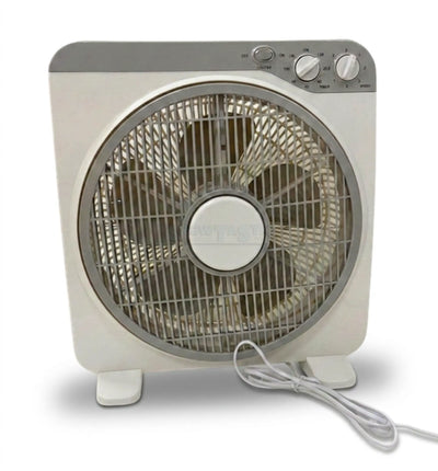 30 cm Box Fan KYT-12DII – Ventilator mit Timer & rotierendem Frontgitter