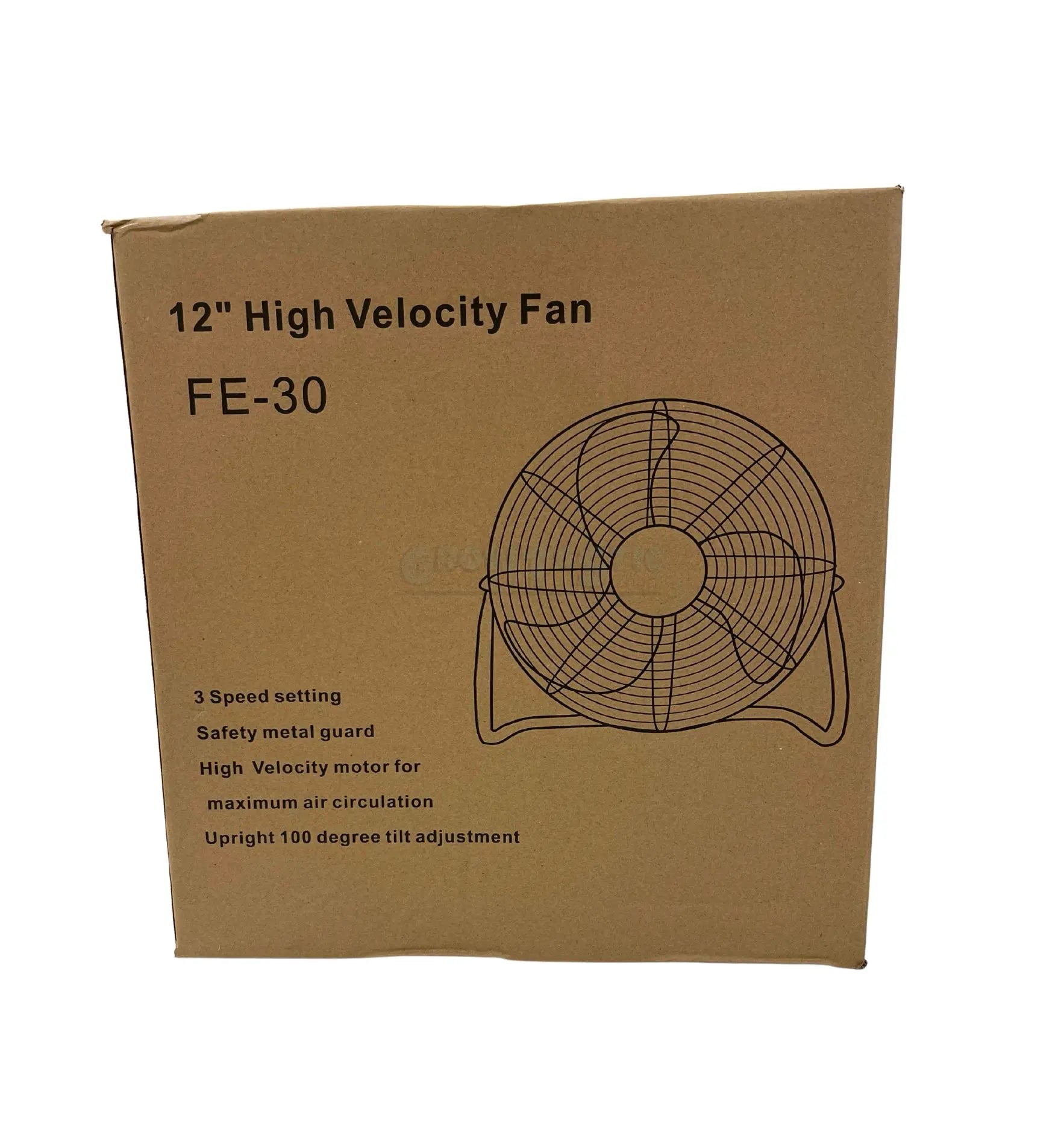 30 cm High Velocity Fan FE-30 – Leistungsstarker Boden- & Wandventilator