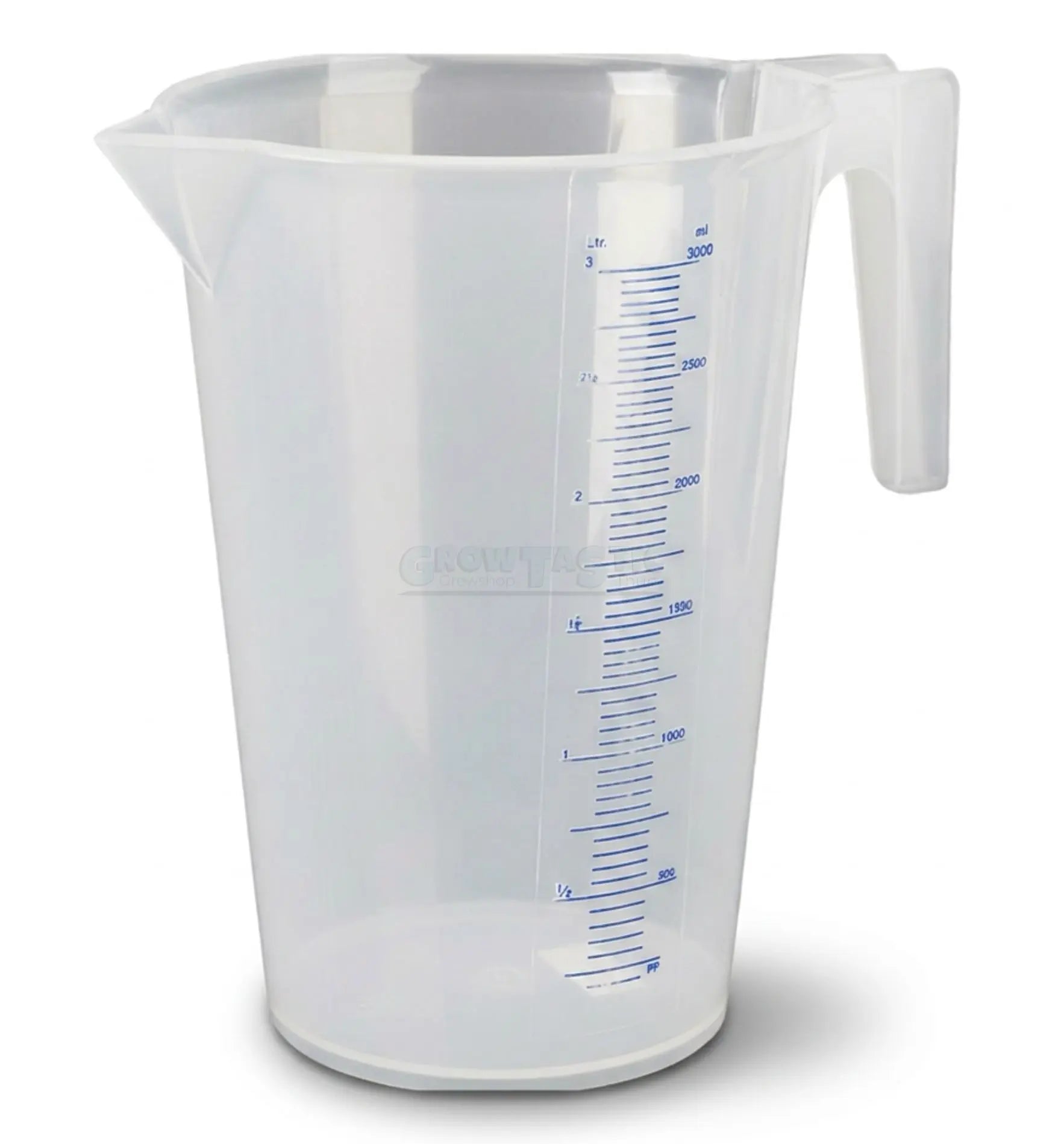 Messbecher 3 Liter – Robuster Messbecher mit abriebfester Skala