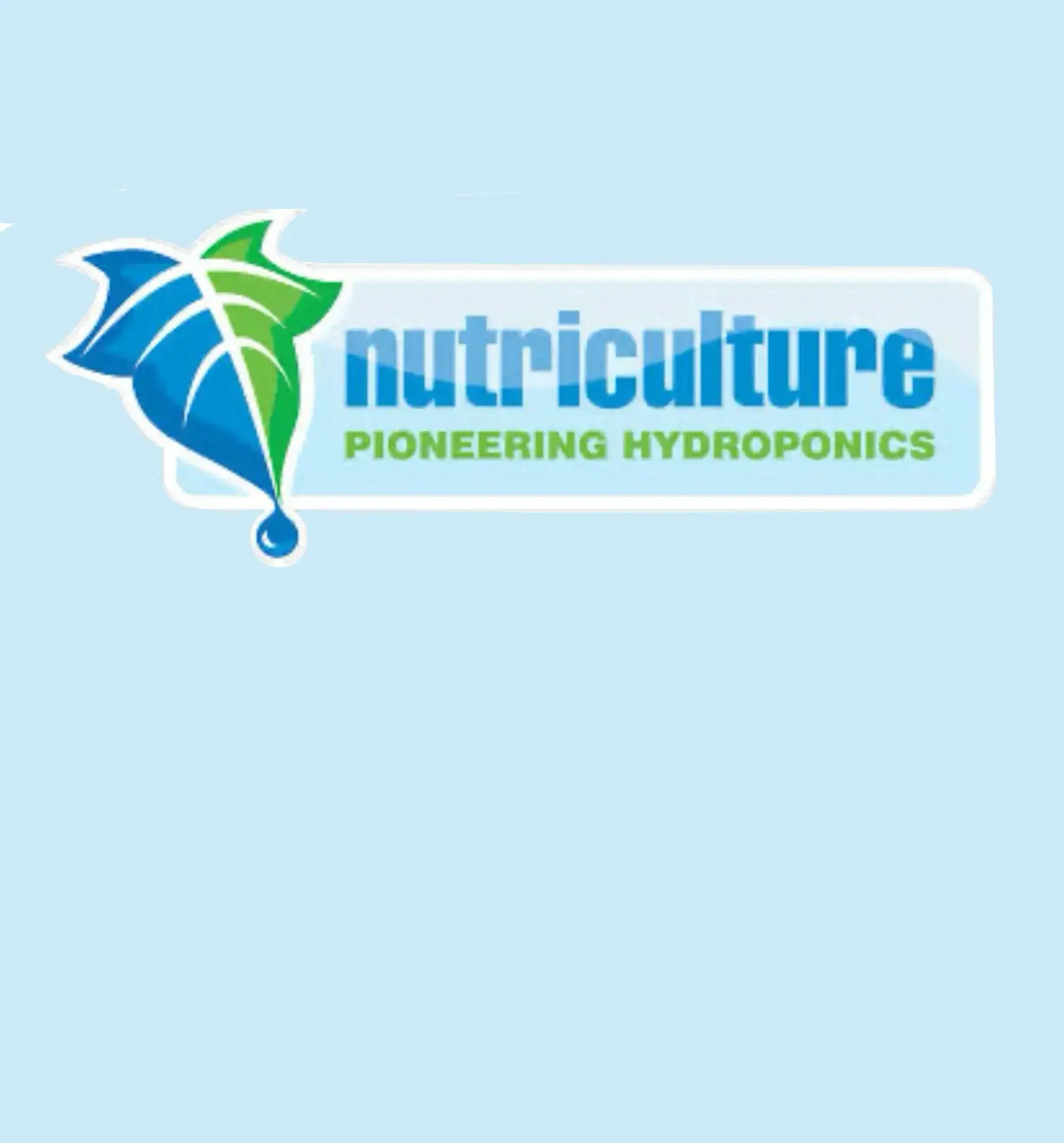Logo von Nutriculture, einem Pionier in der Hydroponik, für Growshop-Dateien mit Informationen.
