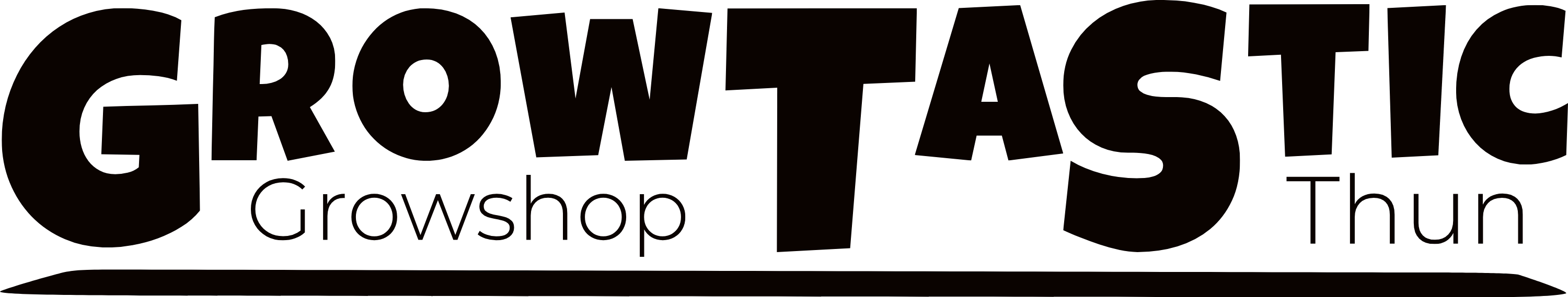 GrowTastic Logo Schwarz