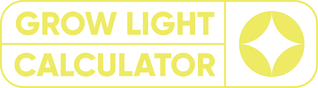 Logo des Grow Light Calculators für optimales Pflanzenwachstum im Growshop.