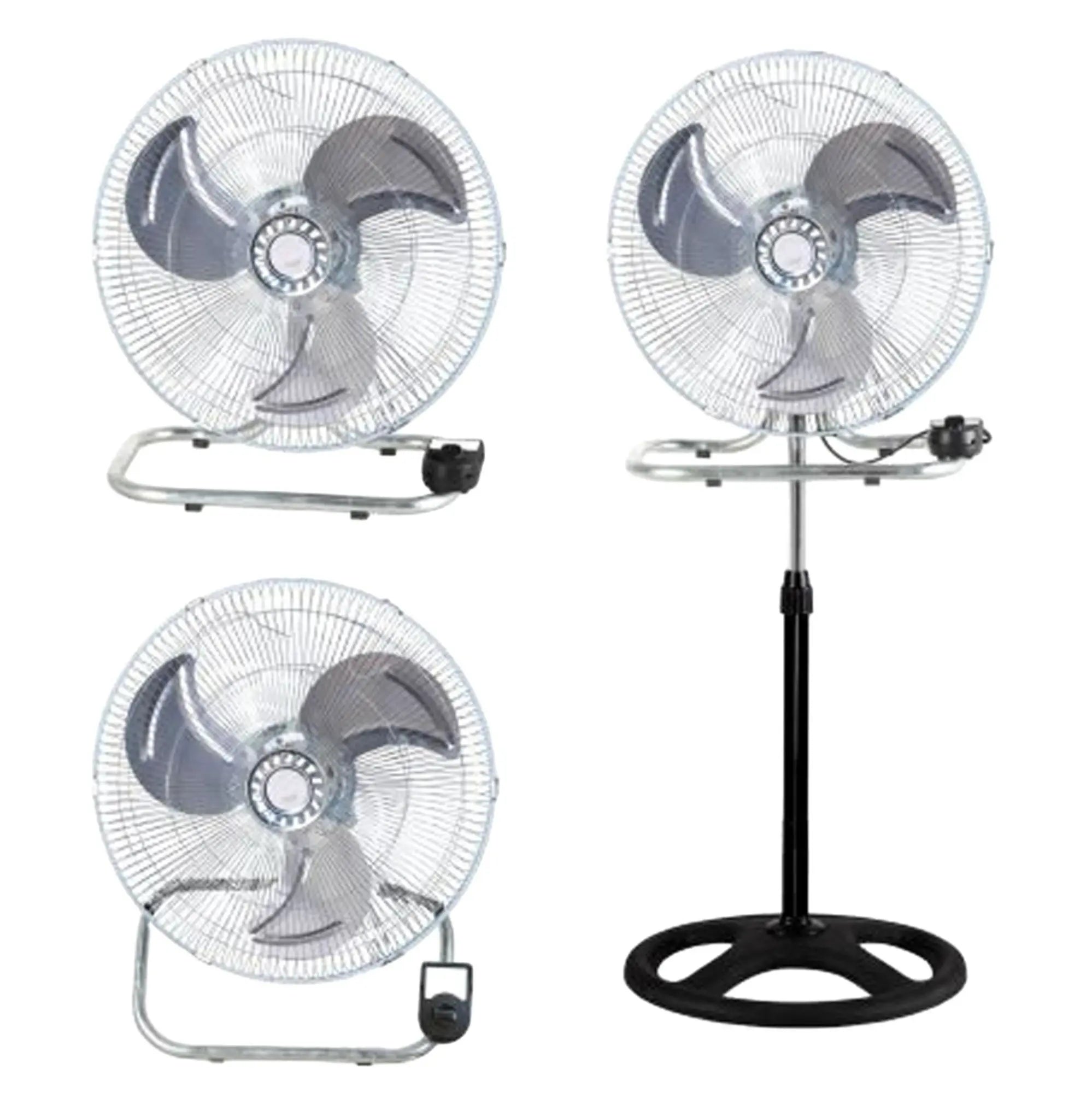 Vanguard Hydroponics 3-in-1 Metallventilator 50 cm – Leistungsstarker Umluftventilator