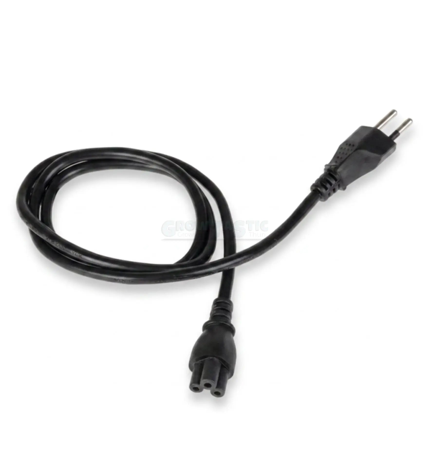 FURBER.power Netzkabel C5–T12 1 m – Schweizer Stromkabel mit Mickey-Mouse-Stecker