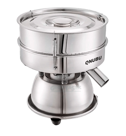 Qnubu Metall Sieb, ideal für Growshops, zur effektiven Filterung und Verarbeitung von Pflanzenmaterial.