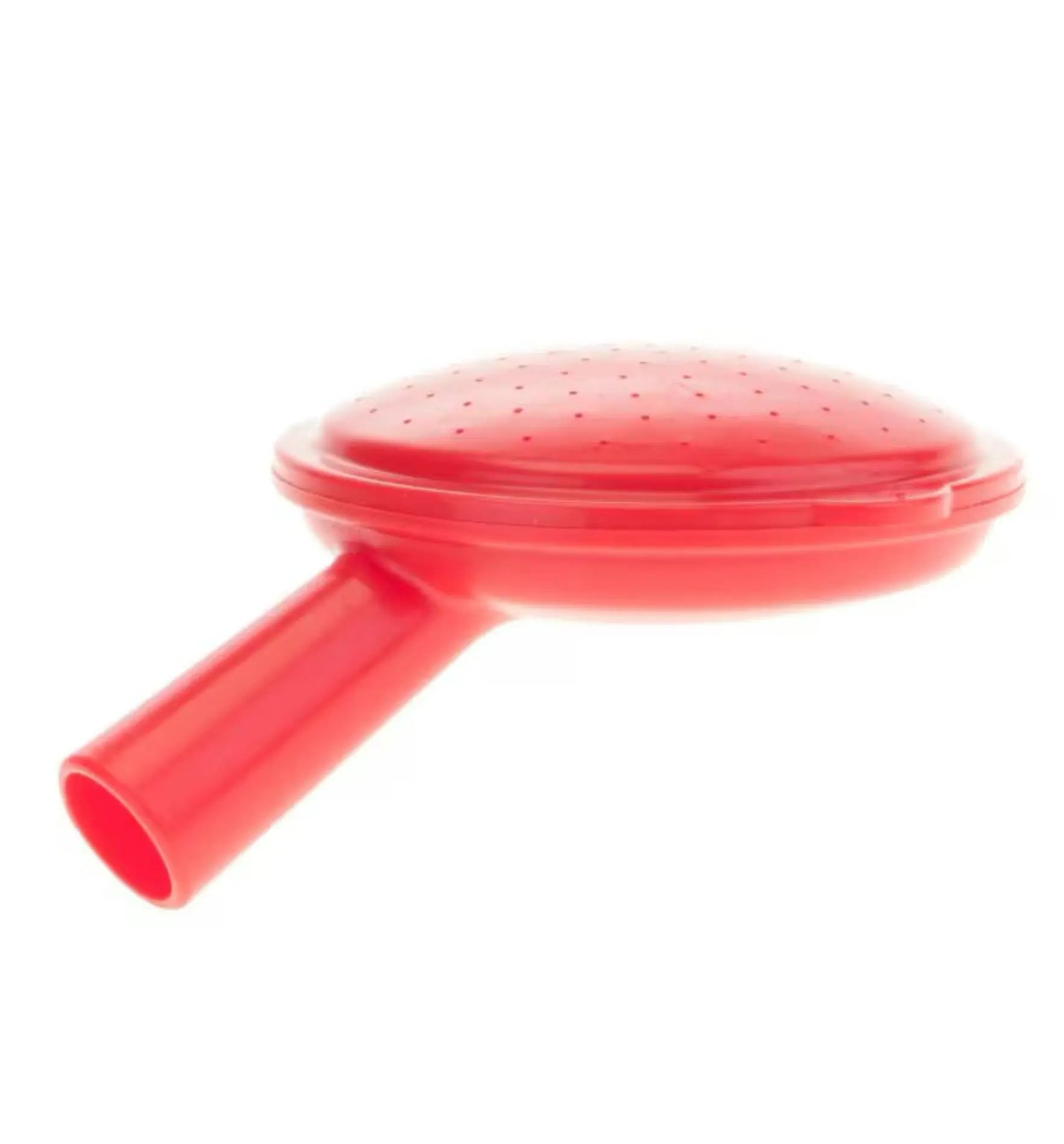 Stöckli Giesskanne mit Brauseaufsatz für präzises Gießen, robuste Kunststoffkanne mit ergonomischem Griff.
