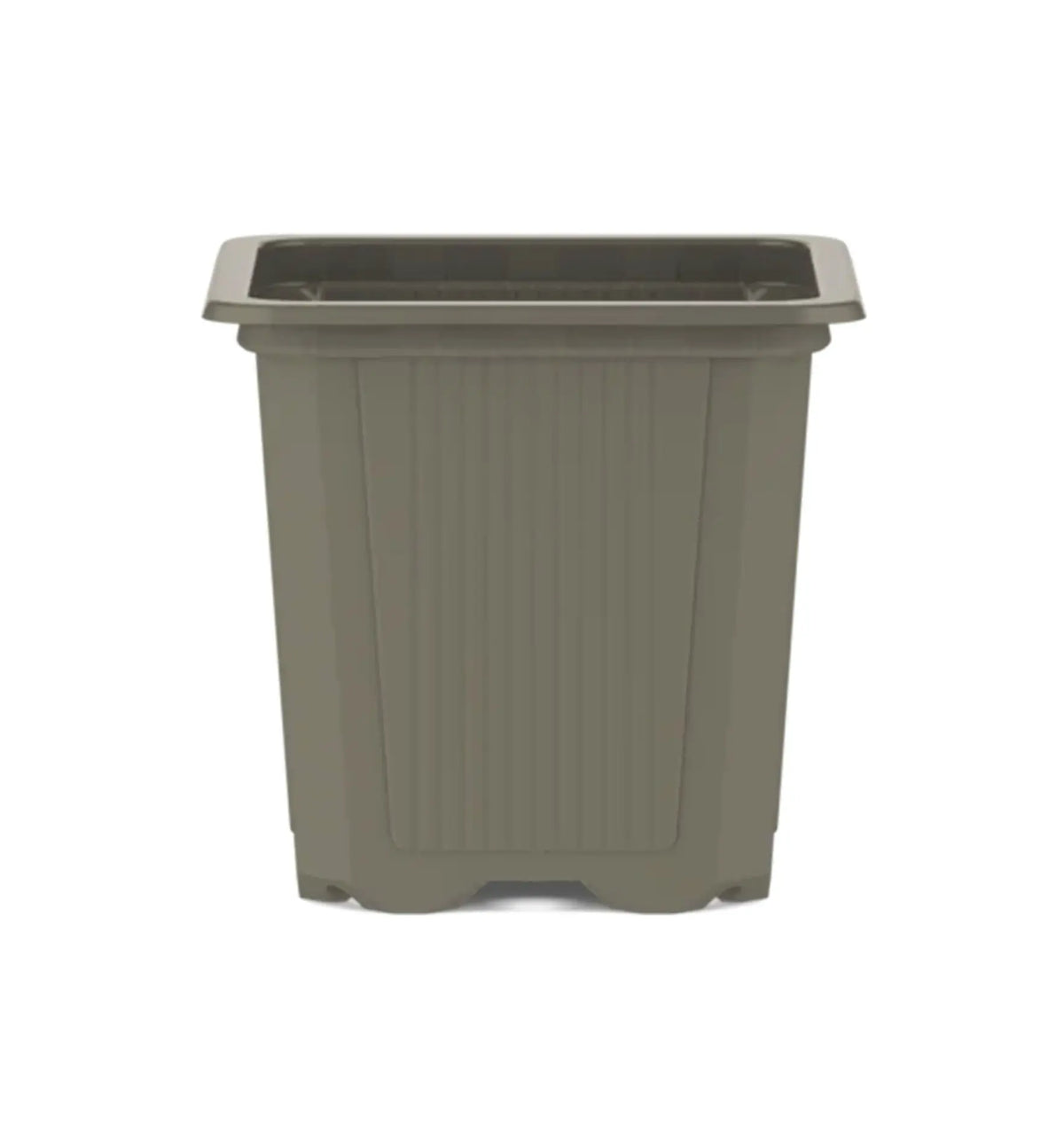 Quadratischer Pflanztopf von GrowTastic, 0,2 Liter, ideal für Stecklinge, aus robustem Kunststoff, modernes Design