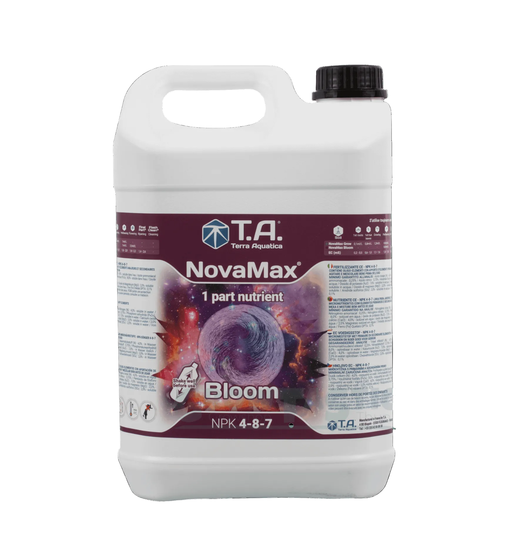 Terra Aquatica NovaMax Bloom 5 Liter GHE General Hydroponics