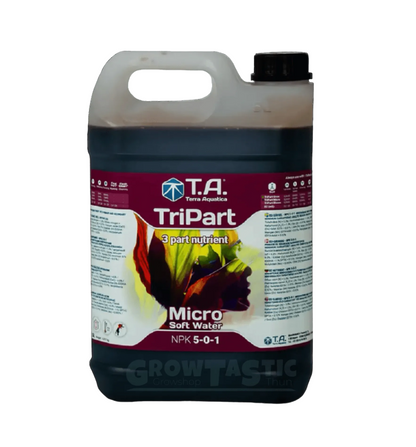 Terra Aquatica TriPArt Micro soft Water 5Liter GHE General Hydroponics