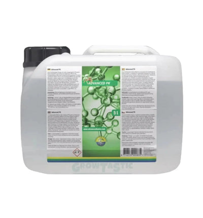 Advanced Hydroponics Advanced PK Dünger in 1-Liter-Flasche, für gesunde Pflanzen und optimales Wachstum in der Hydroponik.