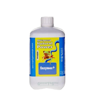 Advanced Hydroponics Natural Power Enzymes+ Dünger in 1 Liter Flasche, hochwertige pflanzenfördernde Enzyme.