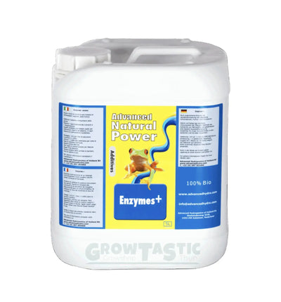 Naturdünger Advanced Hydroponics Natural Power Enzymes+ in 1-Liter-Flasche, enthält natürliche Enzyme für gesunden Pflanzenwachstum