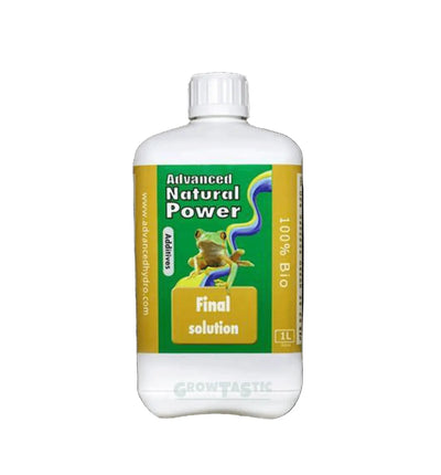 Advanced Hydroponics Natural Power Final Solution Dünger in 1-Liter-Flasche, ideal für hydroponische Pflanzenpflege