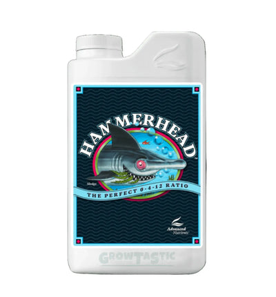 Flüssiger Dünger Advanced Nutrients Hammerhead in 250 ml Flasche, für gesunde Pflanzenwachstum und stärkere Ernte.