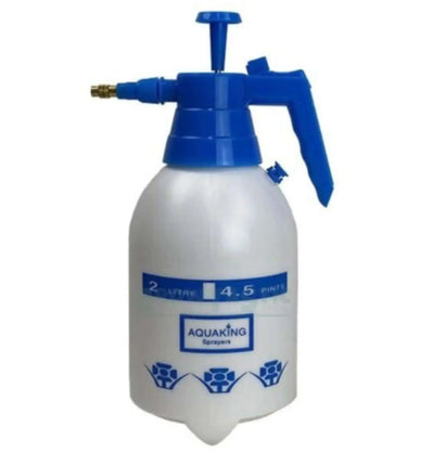 Aquaking Sprühflasche 2 Liter, langlebige Kunststoff-Sprühflasche für Garten und Haushalt, mit ergonomischem Sprühkopf
