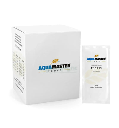 Aquamaster Kalibrierungsflüssigkeit EC1413 in 20 ml Bag, präzise Messlösungen für Wasseranalyse und Kalibrierung.