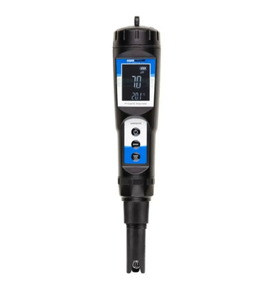 Aquamaster Tools Combo Pen P110 Pro2 Messgerät in Schwarz mit digitalem Display und verschiedenen Messspitzen, handliches Elektronik-Testergerät.