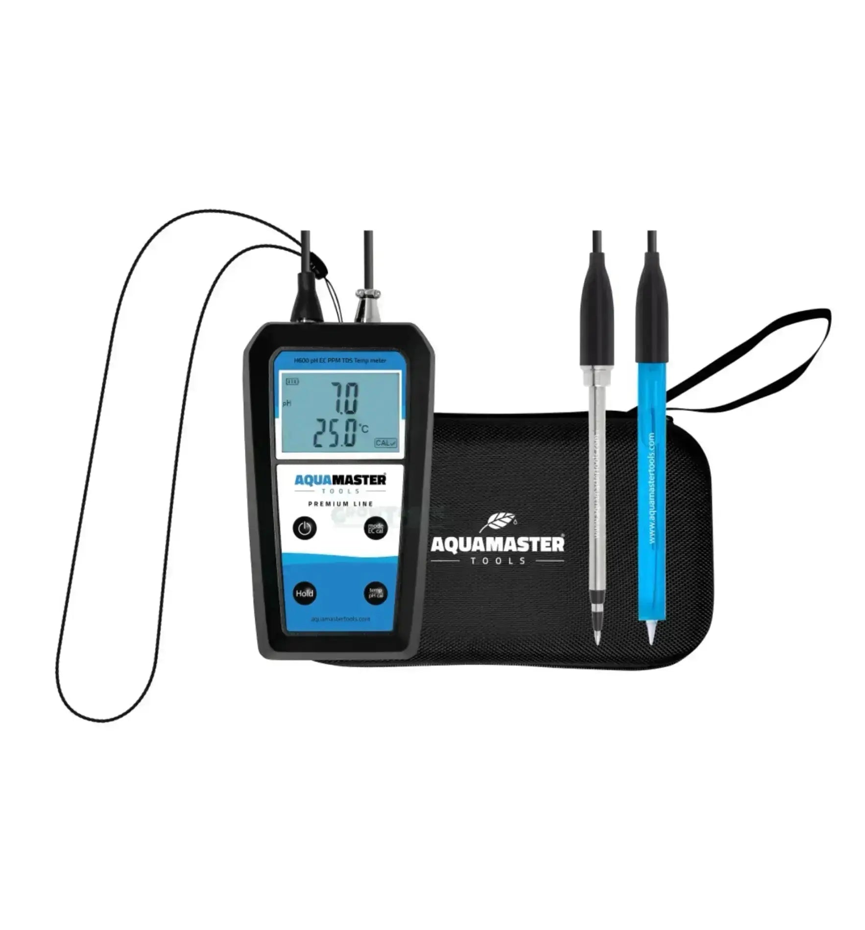 Aquamaster Tools Pro Handheld Substrate Meter H600, tragbares Messgerät zur Überprüfung von Substratwerten in Aquarien.
