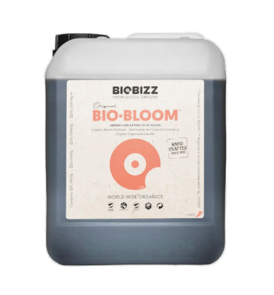 BioBizz Bio Bloom organischer Blütedünger in 500 ml Flasche, geeignet für gesunde Blütenentwicklung bei Pflanzen.