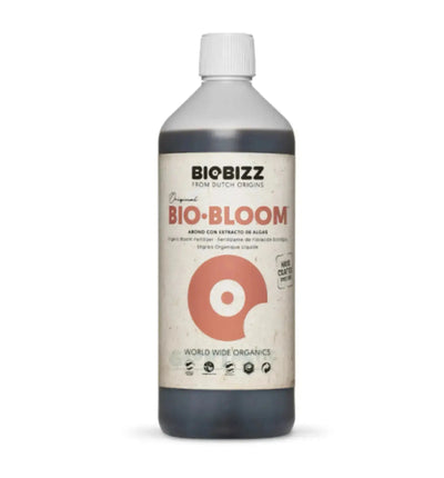 BioBizz Bio Bloom organischer Dünger in 500ml Flasche, ideal für gesunde Blütenbildung bei Pflanzen.