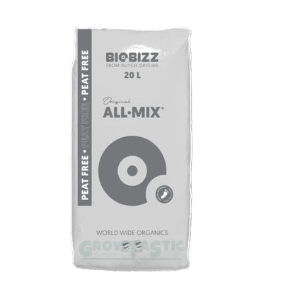 BioBizz All-Mix Substrat, 20-Liter, torffrei, für gesunde Pflanzen, organisches Anzuchtsubstrat, natürliche Erde von BioBizz