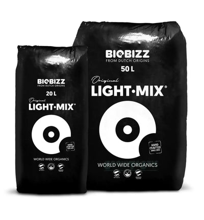 BioBizz Light Mix® Substrat, 20-Liter-Sack, organisches Pflanzsubstrat für gesunde Pflanzen, mit BioBizz-Qualität