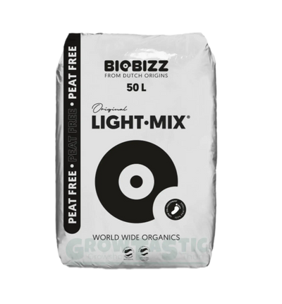 BioBizz Light Mix® Substrat, 20 Liter, torffrei, für gesunde Pflanzen, biologisches Anbaumaterial, natürliche Wachstumsförderung