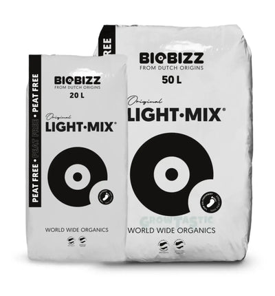 BioBizz Light Mix® Substrat, 20 Liter, torffrei, für gesunde Pflanzen, ideal für nachhaltiges Gärtnern