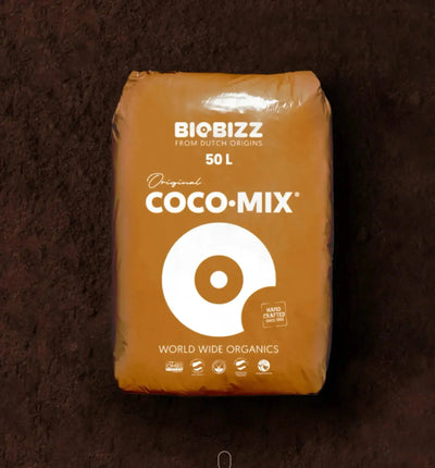 BioBizz Coco-Mix Substrat in 50-Liter-Sack, natürliche Kokosfasern für gesunde Pflanzen, Bio-zertifiziert, vielseitiges Gartensubstrat