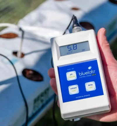 Bluelab Combo Meter, digitales Messgerät für pH, Leitfähigkeit und Temperatur, mit LCD-Anzeige und robustem Gehäuse