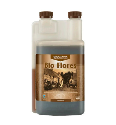 Flüssiger Canna Biocanna Flores Dünger in 1-Liter-Flasche, ideal für gesunde Pflanzenblüte, natürliche Nährstoffversorgung