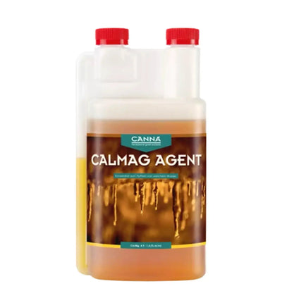 Canna Calmag Agent Dünger in 1-Liter-Flasche, flüssiger Nährstoff für Pflanzen, transparent mit Dosierkappe