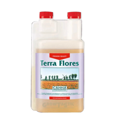 Canna Terra Flores Dünger in 1-Liter-Flasche, flüssiger Pflanzendünger für blühende Pflanzen, von Canna.
