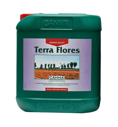 Canna Terra Flores Dünger in 1-Liter-Flasche, ideal für Blühpflanzen, mit natürlichem Pflanzenwachstum und Nährstoffversorgung
