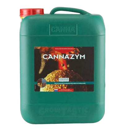 Flasche mit 250 ml Canna Cannazym Dünger von Canna, biologischer Pflanzenstärker für kräftiges Wachstum.