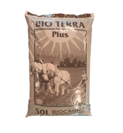 Bio Canna Terra Plus Erde, 25-Liter-Substrat, nährstoffreiche Erde für gesunden Pflanzenwuchs, von Canna.