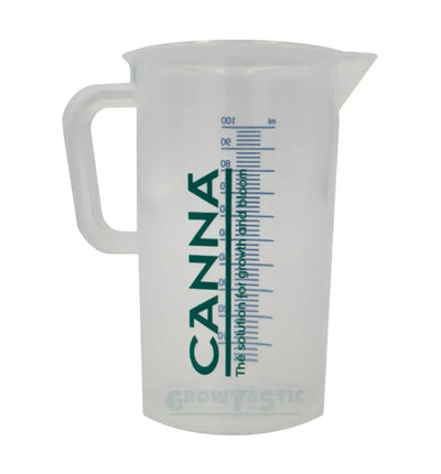 Canna Messbecher aus Kunststoff, 50 & 100 ml, Zubehör, klarer Messbecher für präzises Gießen von Canna.