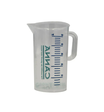 Canna Messbecher aus Kunststoff, 50 & 100 ml, Zubehör von Canna, zum präzisen Abmessen von Nährstoffen und Flüssigkeiten