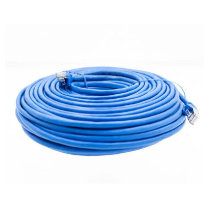 Blauer Carbon Active LAN Kabel RJ45, 2 Meter, Ethernet-Kabel für stabile Internetverbindung, hochwertiges Kabel für Netzwerk.