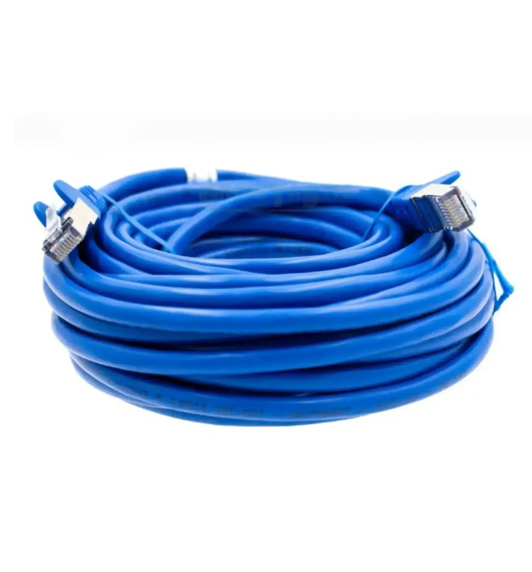 Blaues Carbon Active LAN Kabel RJ45, 2 Meter, Ethernet Kabel für schnelle Internetverbindung, hochwertiges Netzwerkkabel