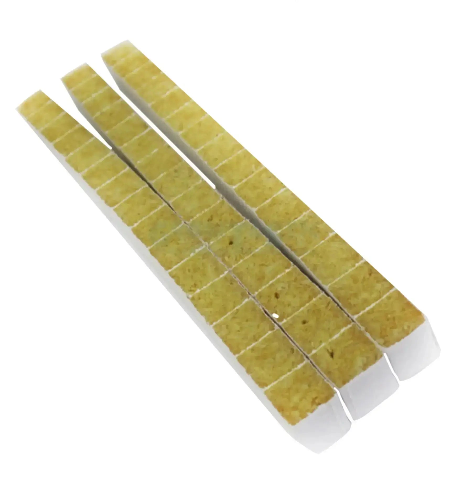 Cultilene Babik Aussaatwürfel 4x4cm in der Ansicht, ideal für Samen und Stecklinge, gefertigt aus reiner Mineralwolle.