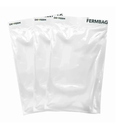 Dryferm Aufbewahrungsset mit drei Dryferm Bag Fermbags zum Trocknen, 25 x 40 cm, ideal für sichere Lagerung und Trocknung