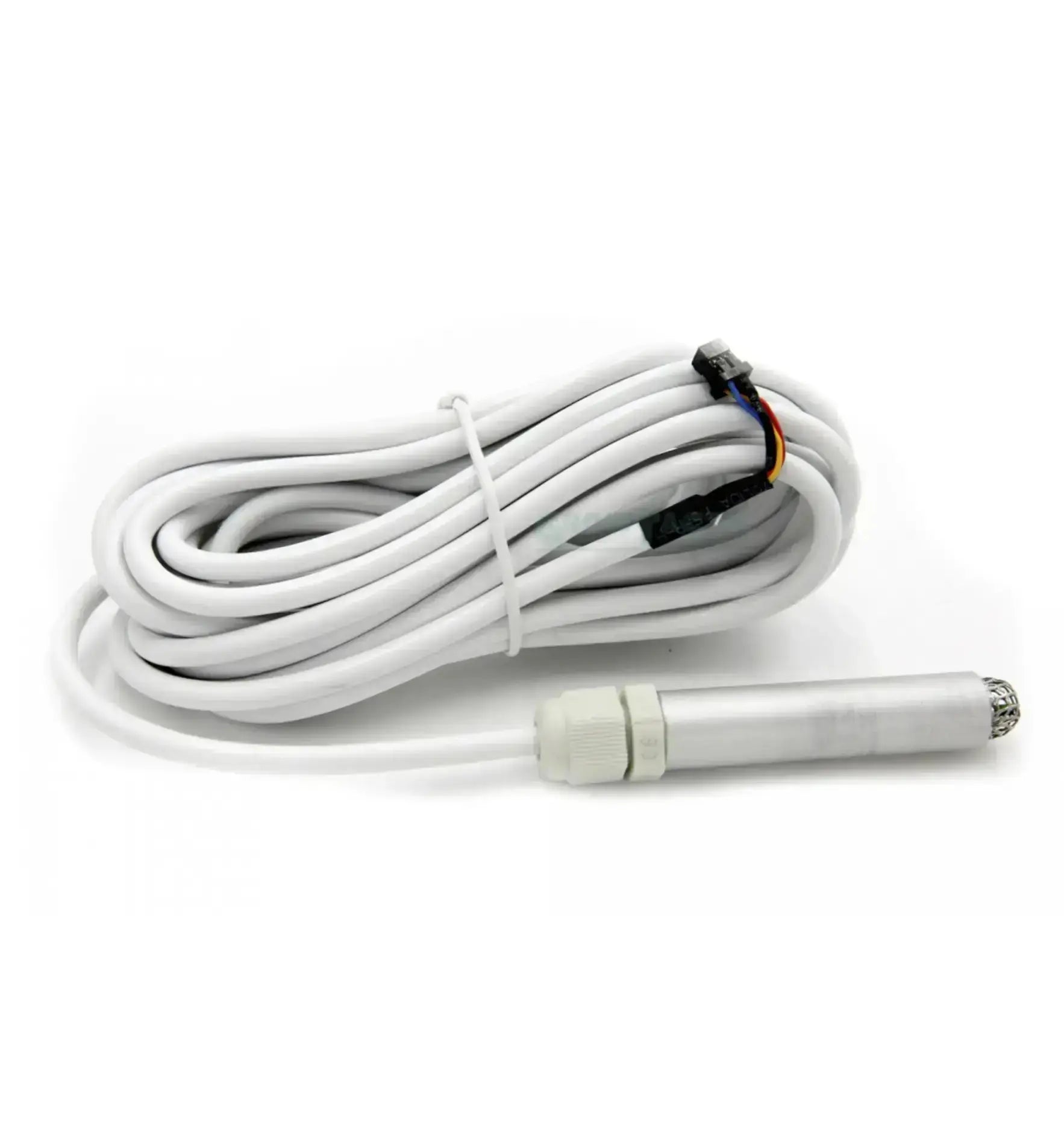 G-Systems Engineering GSE Feuchtigkeits- und Temperatursensor, 4 Meter, zeigt Sensor mit Anzeige- und Anschlussdetails