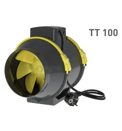 Garden Highpro PROFAN TTMAX 2-Speed Abluftventilator, 100 mm, 145-187 m/h, für effiziente Belüftung in Gärten und Gewächshäusern.