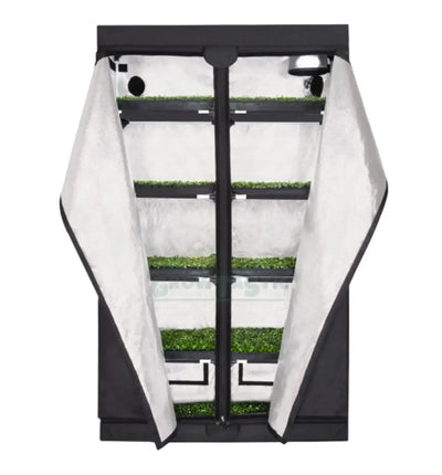 Mehrlagige Growbox Garden Highpro GHP mit propagator, Maße 60x40x200 cm, ideal für Anzucht und Pflanzenpflege