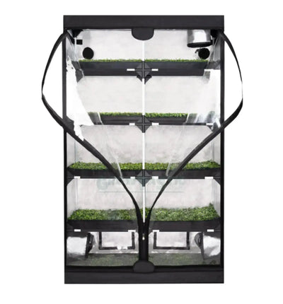 Mehrlagiger Garden Highpro Box Propagator in Growbox-Design, 60 x 40 x 200 cm, ideal für Pflanzenanzucht und Keimung.