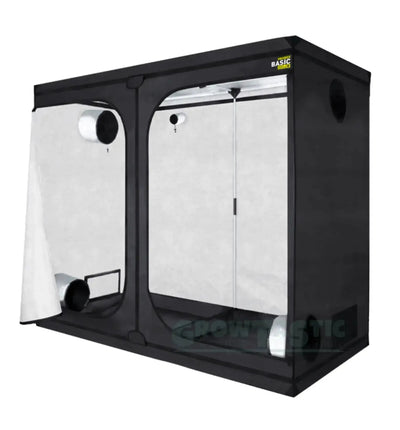 Garden Highpro GHP Growbox Pro Box Basic L mit rechteckiger Grundfläche, 120x60x180 cm, für Pflanzenzucht im Innenraum