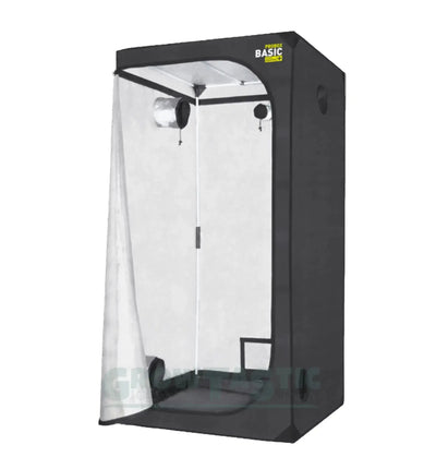 Garden Highpro GHP Growbox Pro Box Basic mit quadratischer Grundfläche, 40x40x160 cm, für Pflanzenzucht.